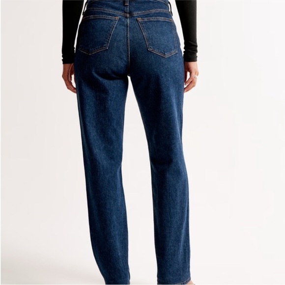 Abercrombie The 90s Straight Jeans Dark Wash Size 28 / 6 - Picture 3 of 7